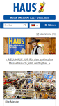 Mobile Screenshot of baumesse-haus.de